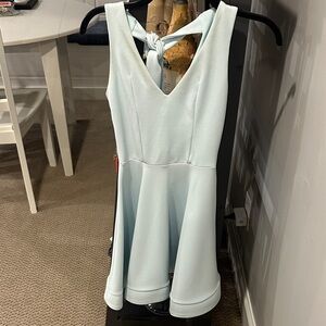 B Darlin Light Blue Sleeveless Dress